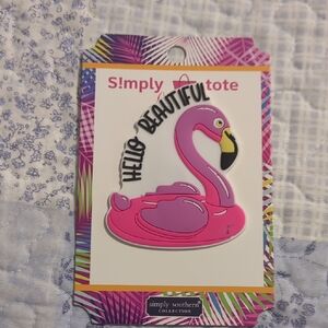 Simply Southern Flamingo 🦩 Tote Charm